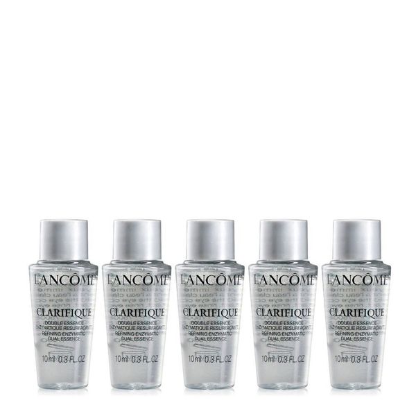 5 x Lancome Clarifique Double Treatment Essence Renewing Refining 10ml=50ml