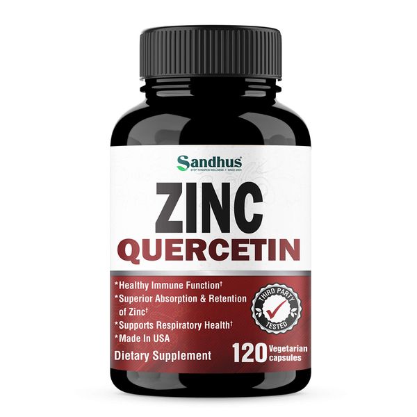 Zinc Quercetin 120 Vegetarian Capsules