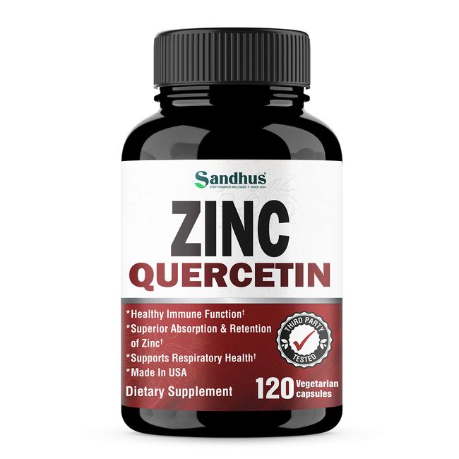 Zinc Quercetin 120 Vegetarian Capsules