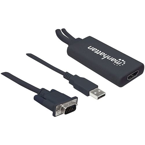 MANHATTAN VGA & USB to HDMI Converter 152426