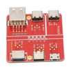 Charging Test Card USB Cable Tester, 3 in 1 Data Wire Test Board High Universal USB Cable Triad Tester, Accurate Type C Micro Data Wire Test Fixture for iOS Interface
