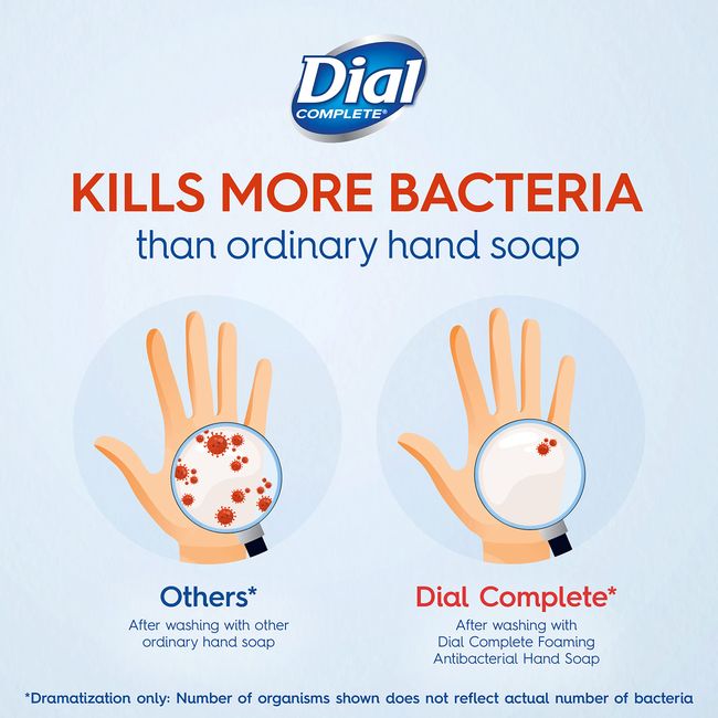 Dial antibacterial hand online soap refill 52 oz