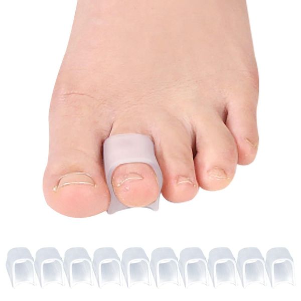 10 Pack Hammertoe Correctors Soft Gel Toe Straighteners Bunion Corrector