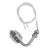 Liquid Level Sensor, 0~220V 75mm Stainless Heat Resistant Steel Liquid Water Level Sensor Float Switch for Pool Canfloat switch for water tank