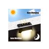 4 Solar Lights LED Bright Deck Outdoor Garden Patio Railing Decks Path Lighting