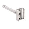 Butterfly Safety Razor Kit, WEISHI Chrome Long Handle Butterfly Open Double Edge Safety Razor With RIVERLAKE H3 Razor Holder Set (1 Razor, 1 Stand & 10pcs blades)