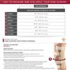 OTC Knee Support, Front Opening, Pressure Pads, Knit Elastic, Large