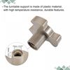 sourcing map Microwave Oven Turntable Roller Support Coupler Shaft Replacement 5mm x 7mm 4 Pcs