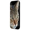 Stunning Tabby Cat Close Up Portrait Vector Isolated Case for iPhone XR