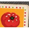 PRINTED KITCHEN RUG (nonskid back)(18"x30") 6 COLORFUL VEGETABLES # 1, Daniel