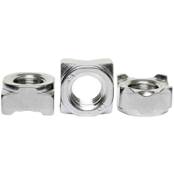 A2 Stainless Steel Square Weld Nuts DIN 928 M8-100 Pack