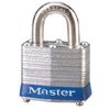 Master Lock "Keyed Padlock, 1-9/16""W", silver (3UP)