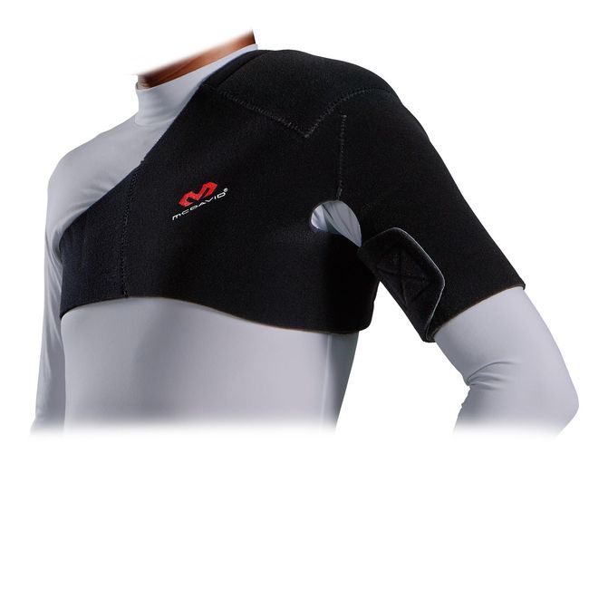 McDavid (McDavid) Shoulder Supporter Series, Left and Right Use, Fixed, Black, Sports, Daily Life, Baseball, Tennis, Rugby, Black