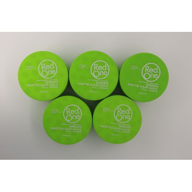 REDONE Aqua Hair Wax Full Force,Green 150 ml 5 Packs