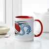CafePress Dive Flag: Dragons Mug 11 oz (325 ml) Ceramic Coffee Mug