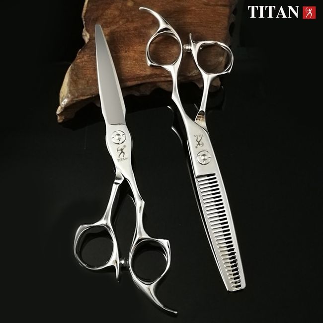 free shipping titan Professional barber tools hair scissor