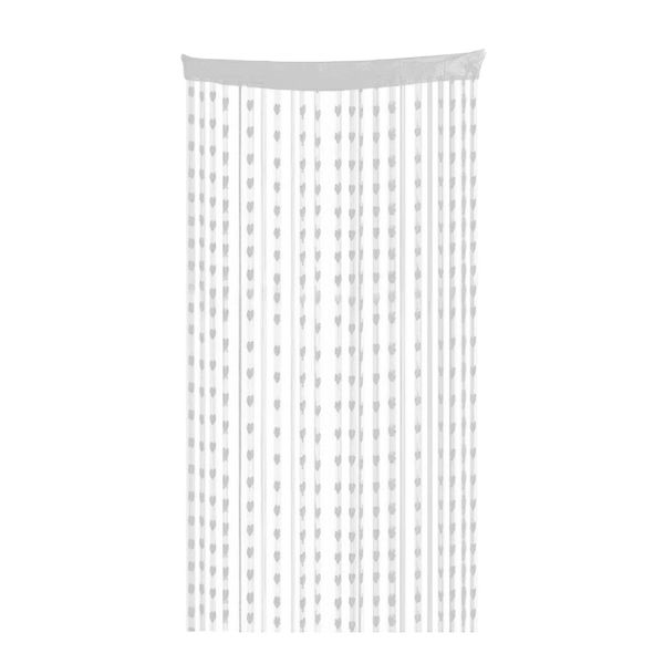 Door Curtains Window Fly Screen:1m x 2m White Doorways Divider Wall Panel Windows Room Divider Blinds Romantic Hanging Tassel String Curtain Background for Wedding Hotel Party Events Decoration