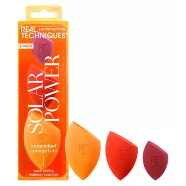 Real Techniques Solar Power Sunsoaked Sponge Trio