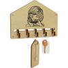 Azeeda 'Harmonica Player' Wall Mounted Key Hooks/Holder (WH00088374)