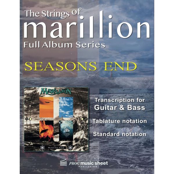 Marillion - Seasons End Sheet Music (Guitar, Bass): High quality transcription music sheet with Tablature (The Strings of Marillion)