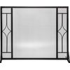 Dagan Fireplace Screen with Diamond Design, 39.5in. x 31in.
