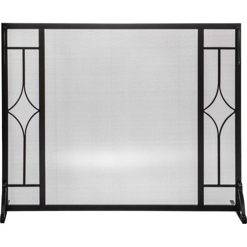 Dagan Fireplace Screen with Diamond Design, 39.5in. x 31in.