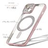 ZENIX DESIGN TECH iPhone 16 Case with Ring Clear Back Compatible with Magsafe Thin Stand TPU ZX-twinkledge2 (Silver)