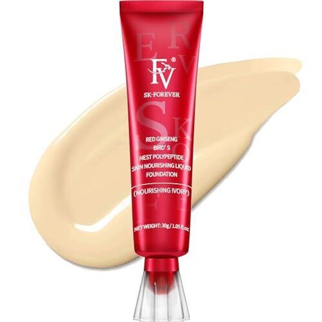 FV Dewy Liquid Foundation Makeup, Oil Control Waterproof Long Lasting FaceMakeup