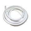PE White Corrugated Flexi Pipe Tube Non-Split 10mm - 5m