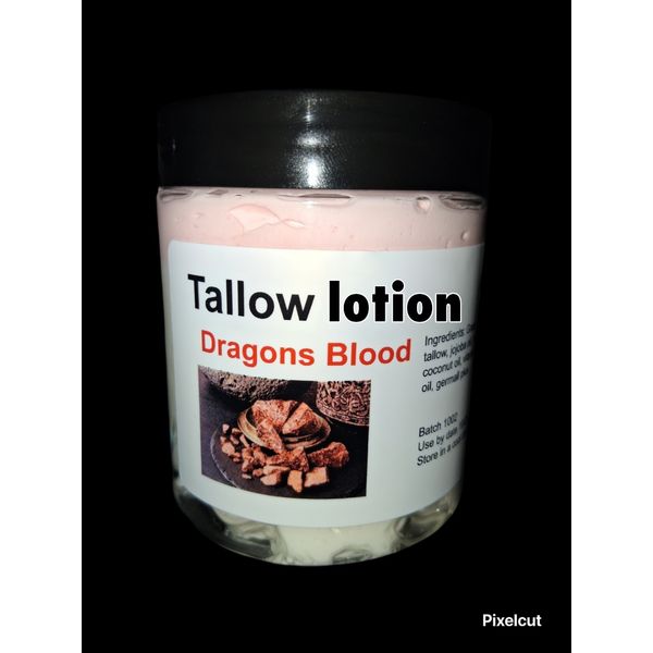 Tallow Face and Body Lotion 8 oz ( Dragon's Blood)