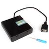 Battery Box with Switch and Cable for USB Tape Light (4 AA Batteries)