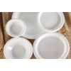 Party Dimensions White Round Plastic Appetizer 7", 100 Pcs, 7 inch Plate