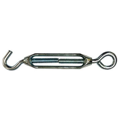 1/4" x 7-3/4" Turnbuckle Hook & Eye Cable Wire Rope Tensioner Tie Rod Zinc