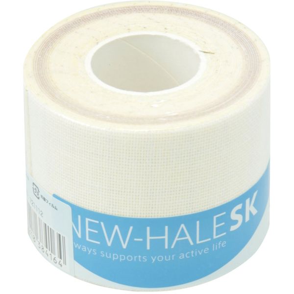 New-Hare 721112 Taping Tape, Roll Type, Elbow, Knee, Joint, Muscle Support, SK White, 2.0 x 15.7 ft (5 cm x 4.5 m)