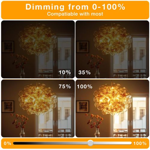 DAYBEETER 12 Pack Dimmable G9 LED Bulb 4W (40 Watt Equivalent), 2700K Soft Warm White, G9 Halogen Bulb T4 G9 Bi-pin Base Light Bulbs for Chandelier,120V 450LM 360 Beam Angle No-Flicker G9 Bulb