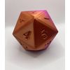 Large D20 Polyhedral Dice, Multicoloured, Gaming Die, random colours