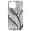 Cool Abstract Black And White Leaf Geometric Effect Case for iPhone 15