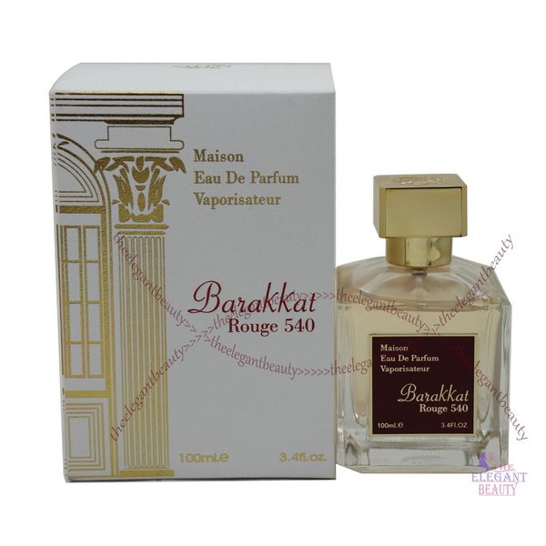 Barakkat Rouge 540 by Fragrance World 3.4oz/100ml Edp Spray Unisex New In Box