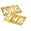 CH Hanson 10068 1" Brass Letters & Numbers Set 45 pc