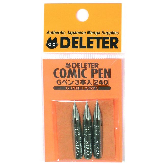 Deleter Comic Pen Nib - G Model - Pack of 3