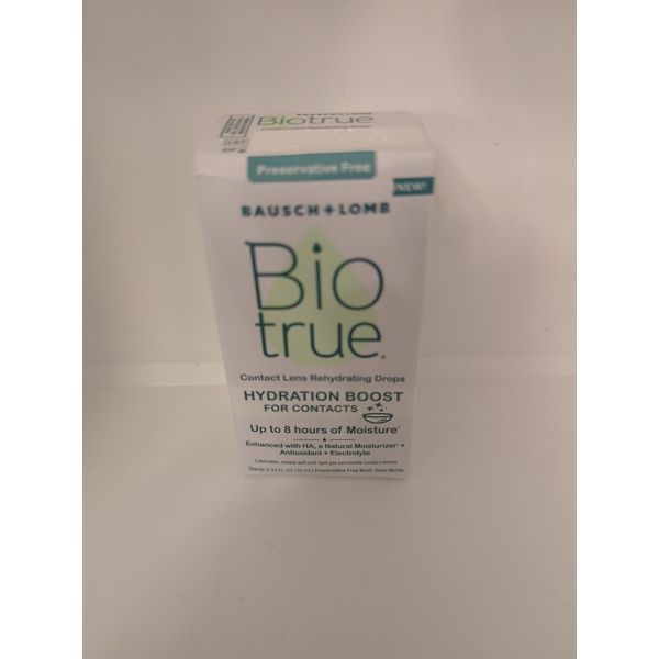 Biotrue Hydration Boost Rehydrating Contact Lens Drops from Bausch + Lomb, 10 mL