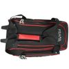 Pyramid Path Premium Deluxe Double Roller with Oversized Accessory Pocket Bowling Bag (Black/Red)