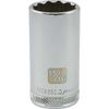 Dynamic Tools 3/8" Drive 12 Point Sae, 15/16" Deep Length, Chrome Finish Socket