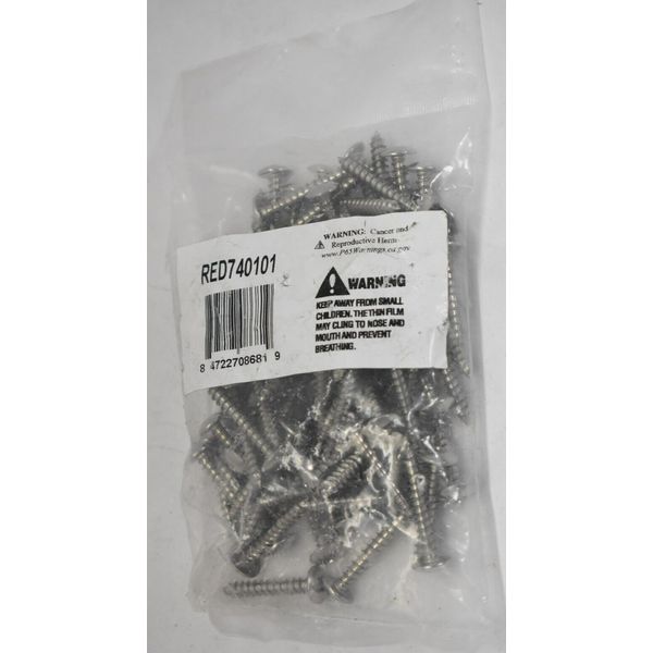 Red Hound Auto 80 Piece Truss Head Screw Set Dock Bumper Installation RED740101