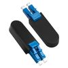 Xunsomten -2pcs Duplex Singlemode LC UPC Fiber Loopback Tester Duplex LC Connector Loopback Adapter Test Plug
