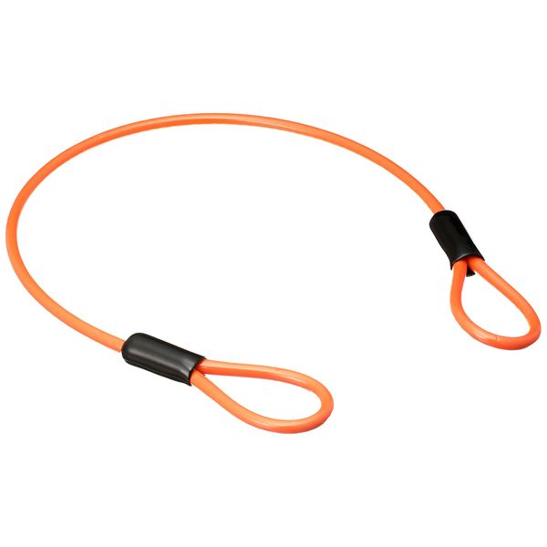 Kijima P00043 Motorcycle Helmet Lock Wire, Orange