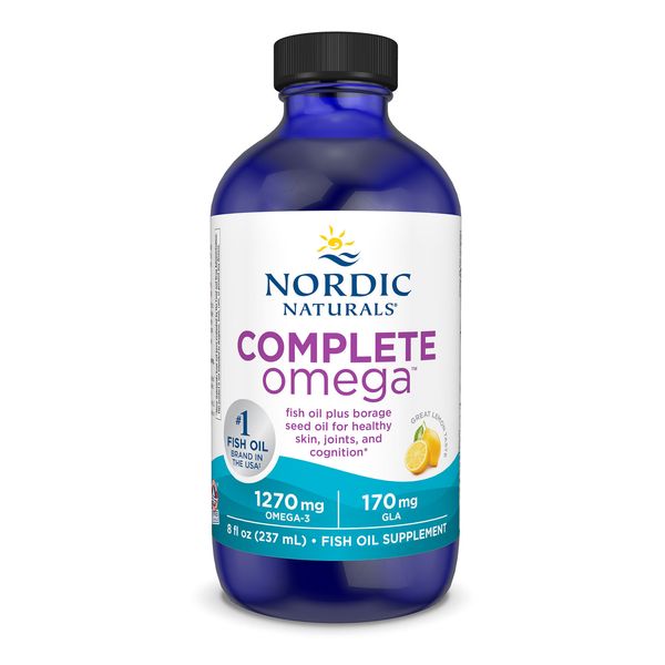 Nordic Naturals Complete Omega-Supports Healthy Skin, Joints, and Cognition 8oz