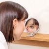 Horiuchi Mirror Industries Napure Mirror Reflecting Real Skin Color, Stand & Hand Mirror, Lightweight, Compact, Portable, Tabletop Mirror, Hand Mirror, Makeup Mirror, Made in Japan