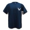 Rapiddominance Air Force Basic Military Tee, Navy, Large