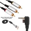 ASHATA 1.5M Component AV Cable for PSP 1000 2000 3000, Replacement Audio Video RCA Adapter Cord